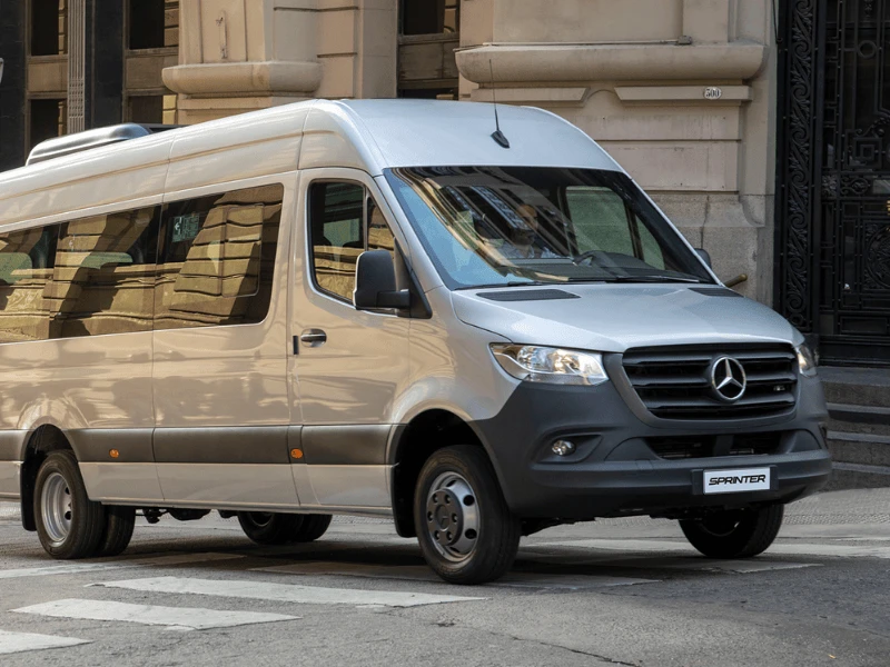 van cinza de transporte